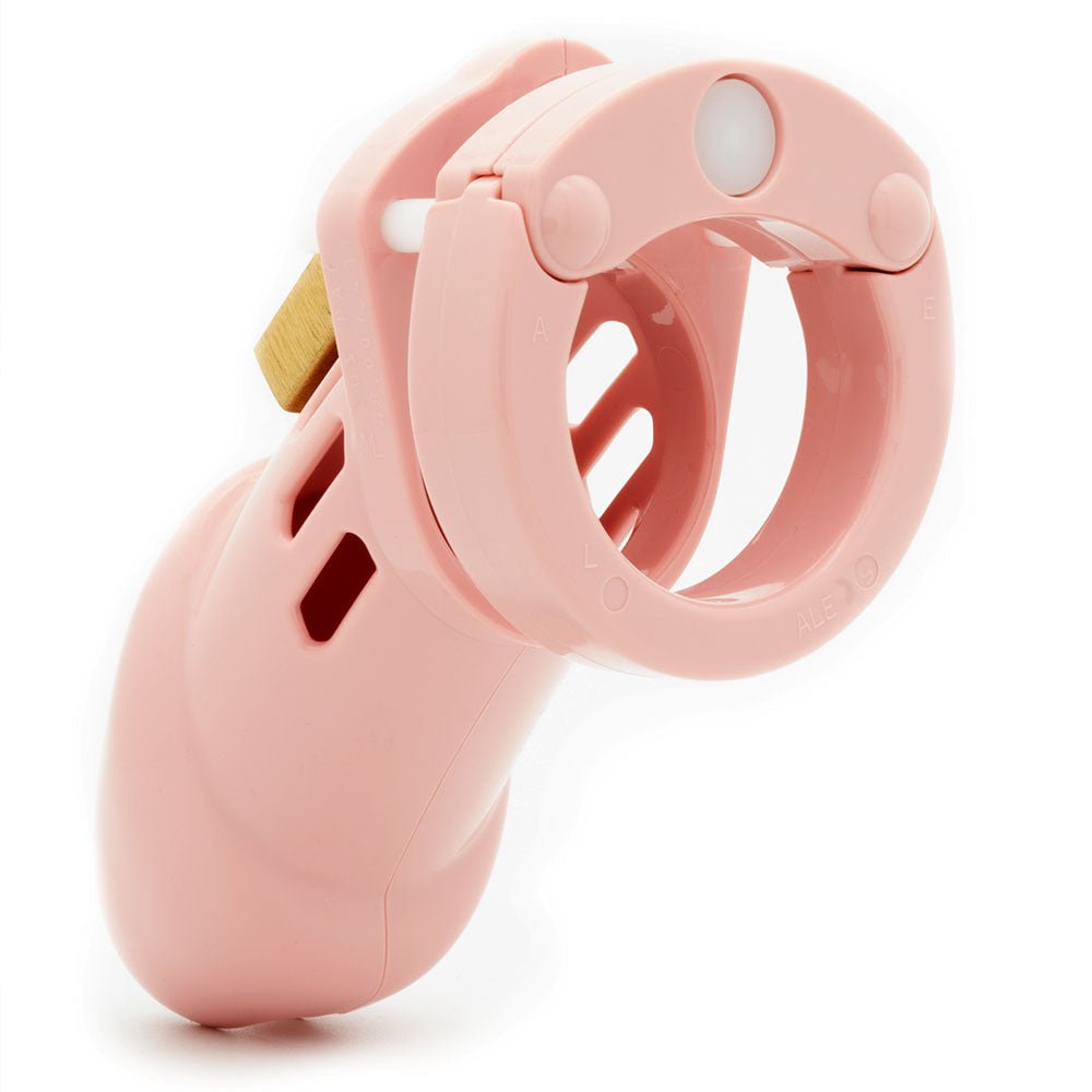 CB-6000 Chastity Cock Cage Kit - Pink 3.25 Inch Cock Cage Kit
